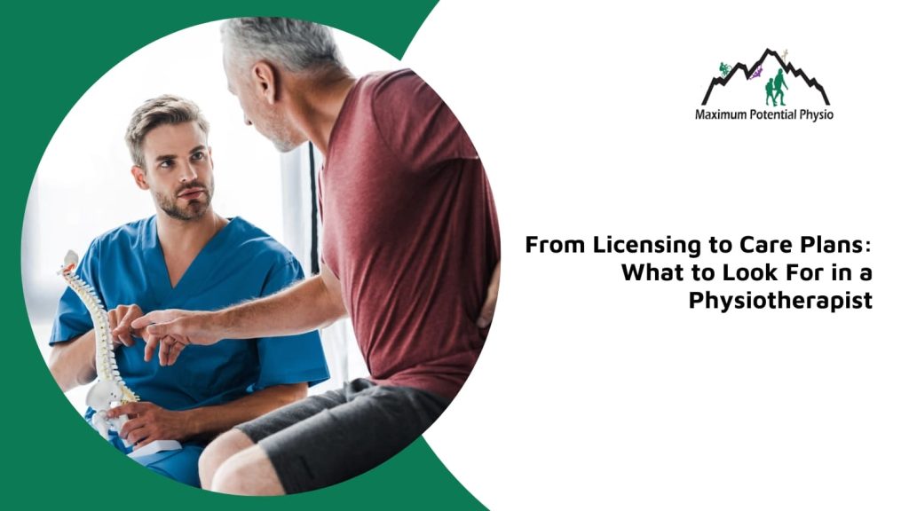 how to choose a physiotherapist calgary nw
