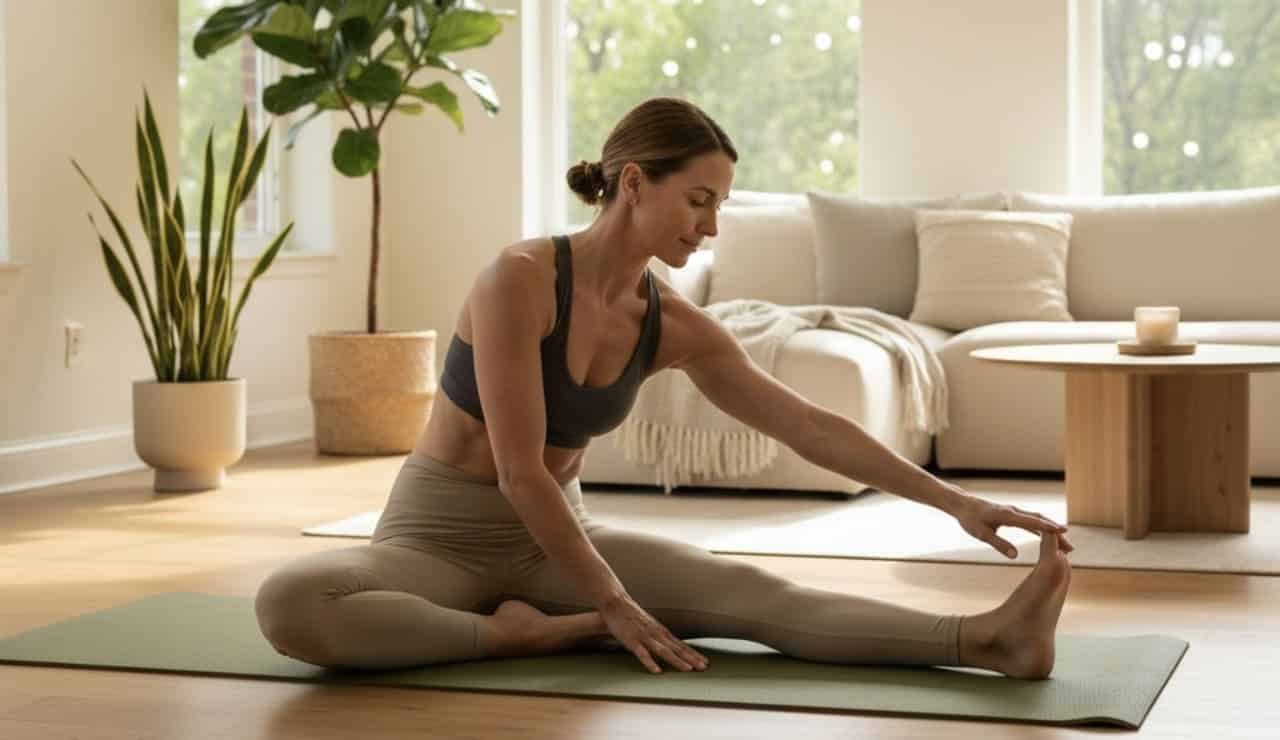 stretching to support massage therapy